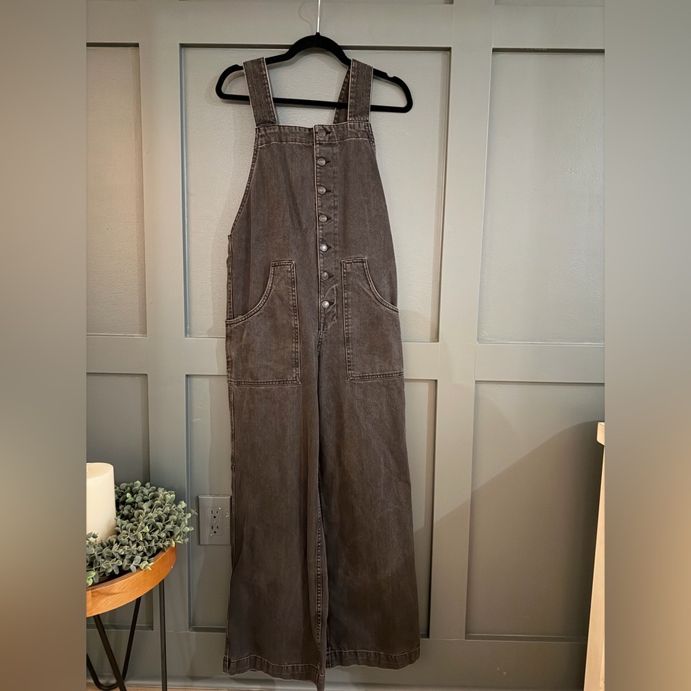 We The Free • Fields Of Flowers Wide-Leg Overalls - Picture 6 of 7